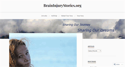 Desktop Screenshot of braininjurystories.org